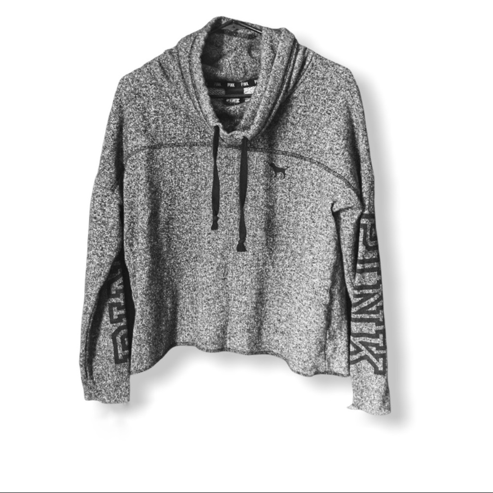 Victoria’s Secret Black & Gray Cowl Neck Pull Over